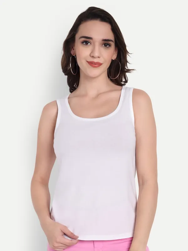 White_Hosiery_Top_For_Women