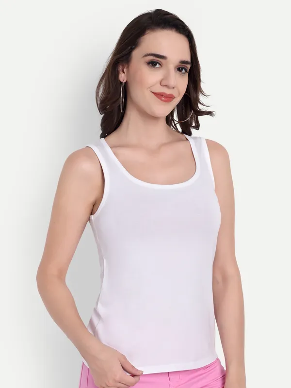 White_Hosiery_Top_For_Women