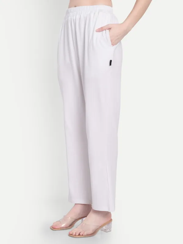 White_Hosiery_Pajama_For_Women