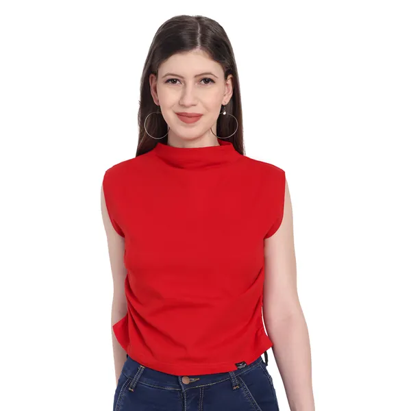 Red_Hosiery_Top_For_Women