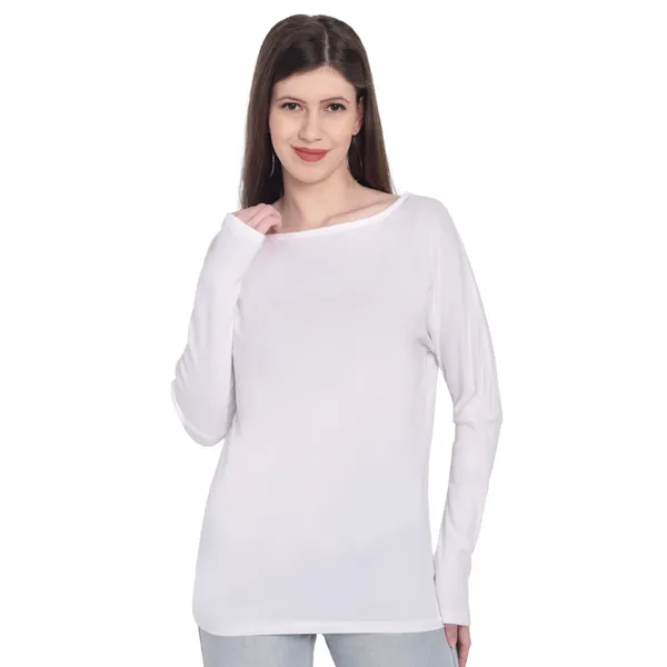 White_Hosiery_Top_For_Women
