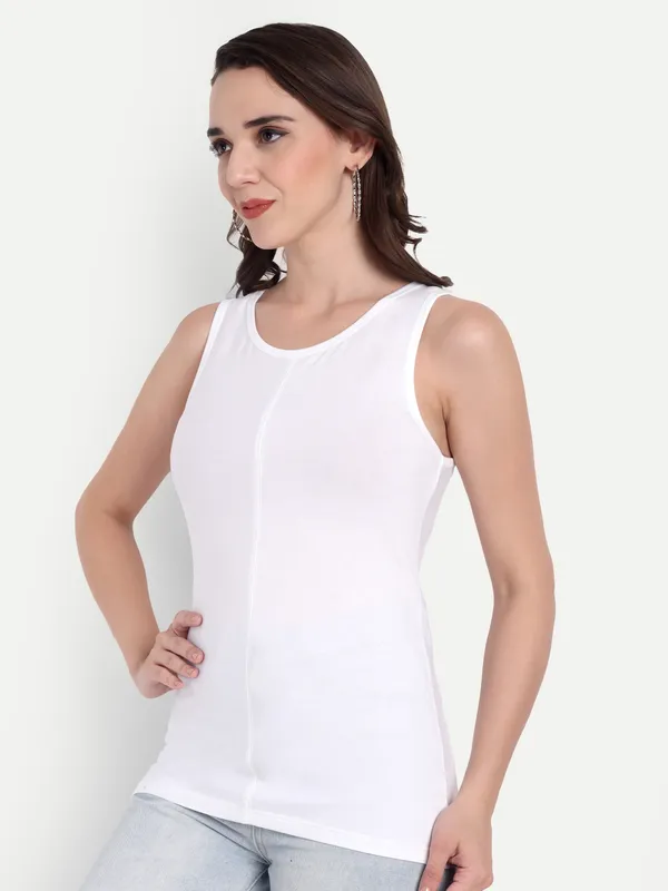 White_Hosiery_Top_For_Women
