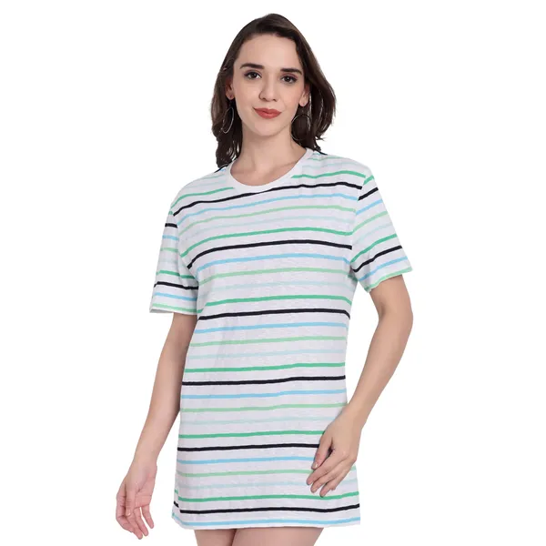 Multicolor_Hosiery_T-Shirt_For_Women