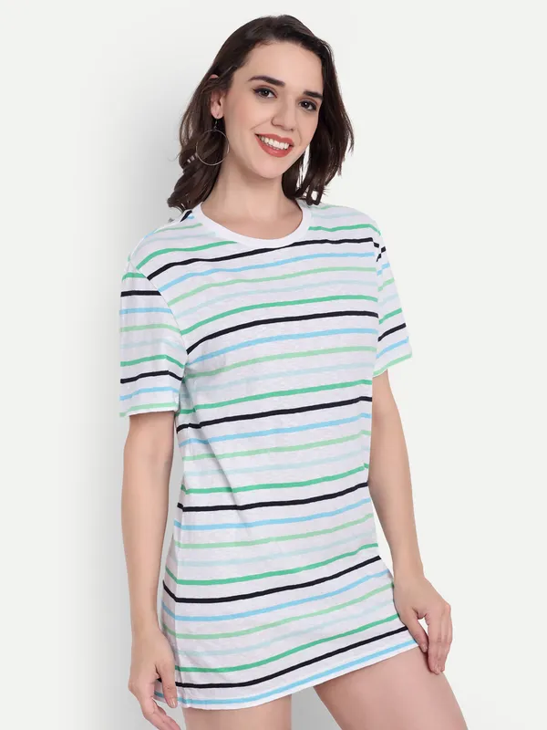 Multicolor_Hosiery_T-Shirt_For_Women