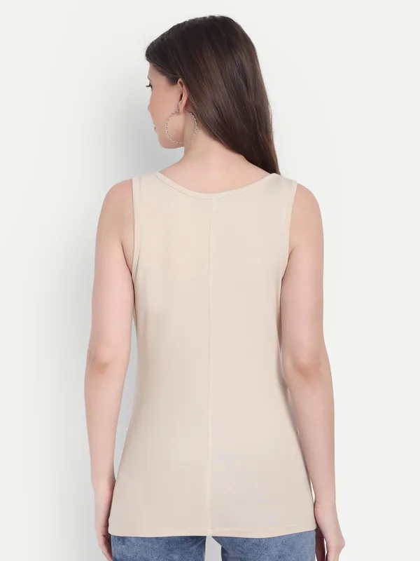 Peach_Hosiery_Top_For_Women