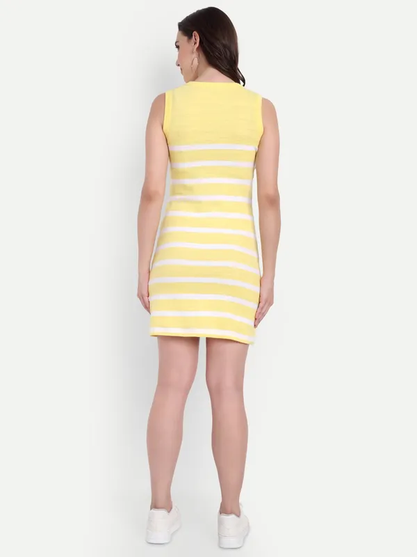 Yellow_Hosiery_Tunic_For_Women