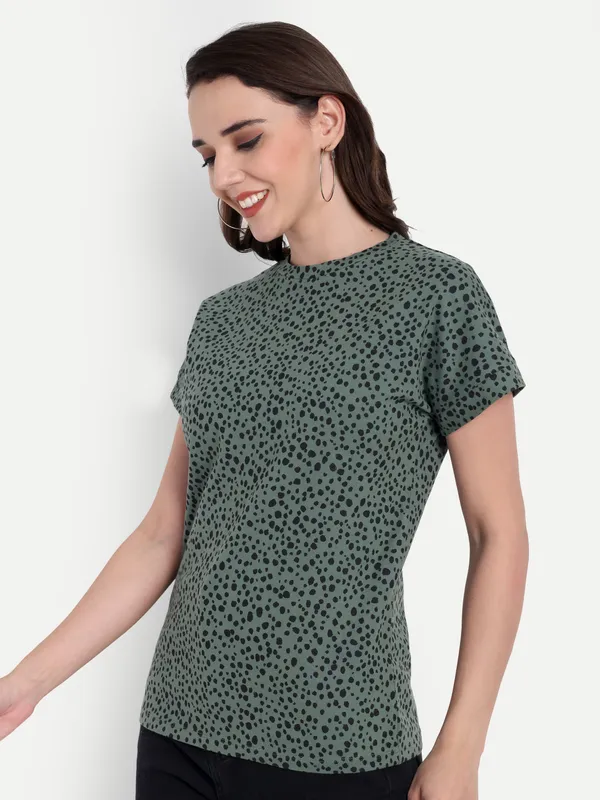 Green_Hosiery_Top_For_Women