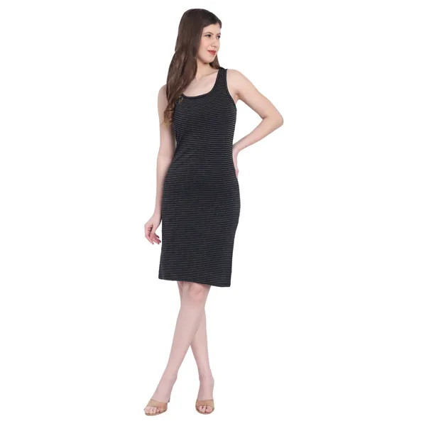 Black_And_Golden_Hosiery_Tunic_For_Women