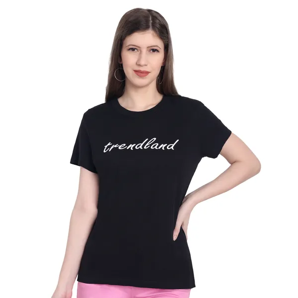 Black_Hosiery_T-Shirt_For_Women