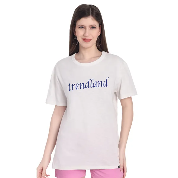 White_Hosiery_T-Shirt_For_Women