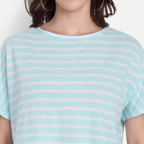 Light_Blue_Hosiery_Top_For_Women