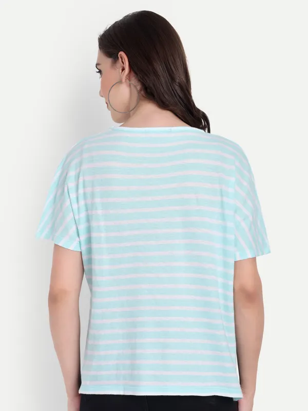 Light_Blue_Hosiery_Top_For_Women
