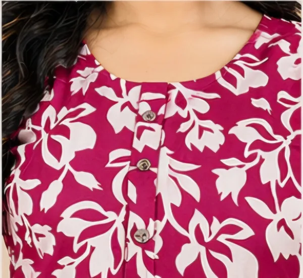 Pink_Rayon_Kurti_For_Women