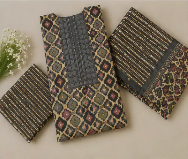 Multicolor_Cotton_Unstitched_Suit_Set_For_Women