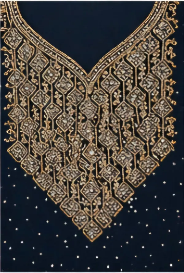 Navy_Blue_Georgette_Unstitched_Suit_Set_For_Women