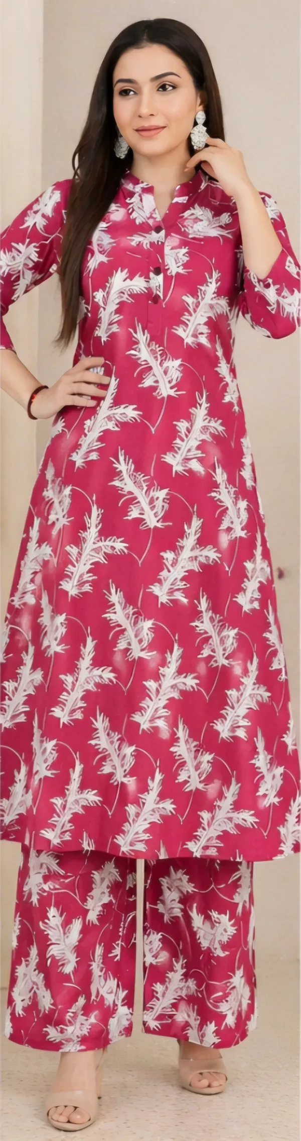 Pink_Rayon_Co_Ord_Set_For_Women