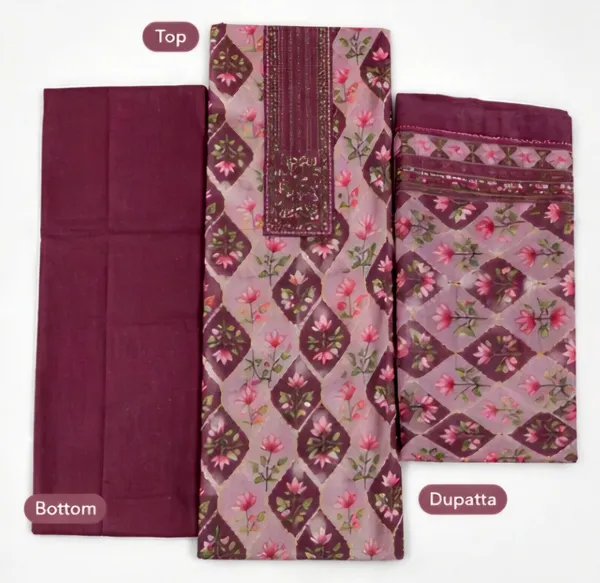 Pink_Cotton_Unstitched_Suit_Set_For_Women