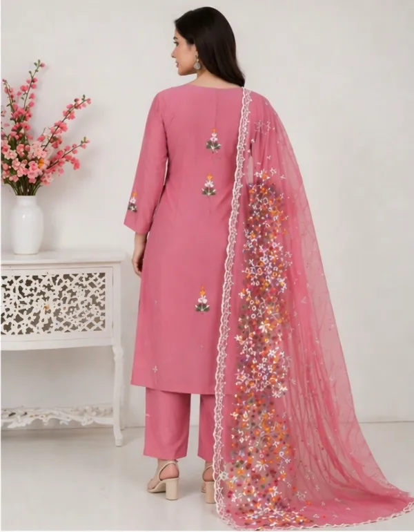 Pink_Silk_Unstitched_Suit_Set_For_Women