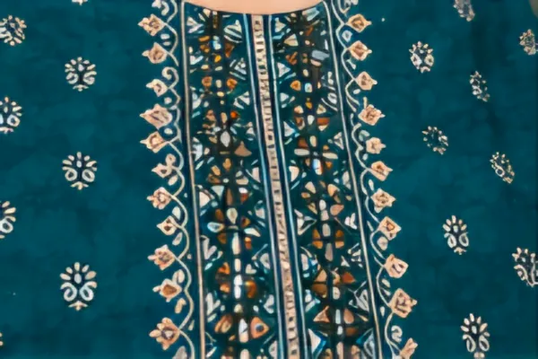 Blue_Rayon_Unstitched_Suit_Set_For_Women