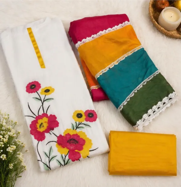 Multicolor_Cotton_Unstitched_Suit_Set_For_Women