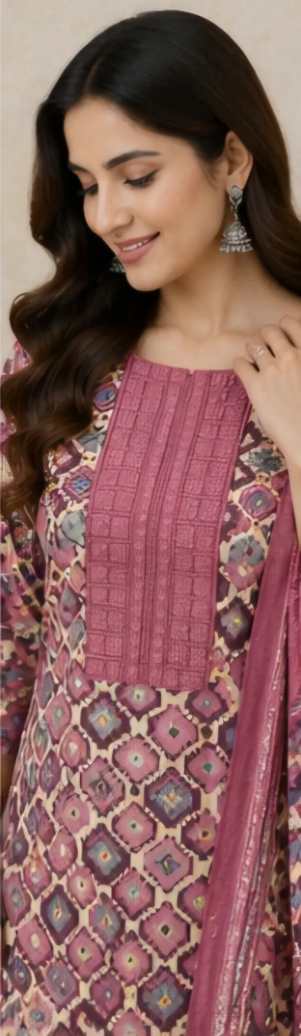 Multicolor_Cotton_Unstitched_Suit_Set_For_Women
