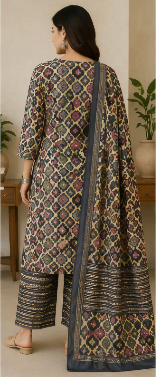 Multicolor_Cotton_Unstitched_Suit_Set_For_Women
