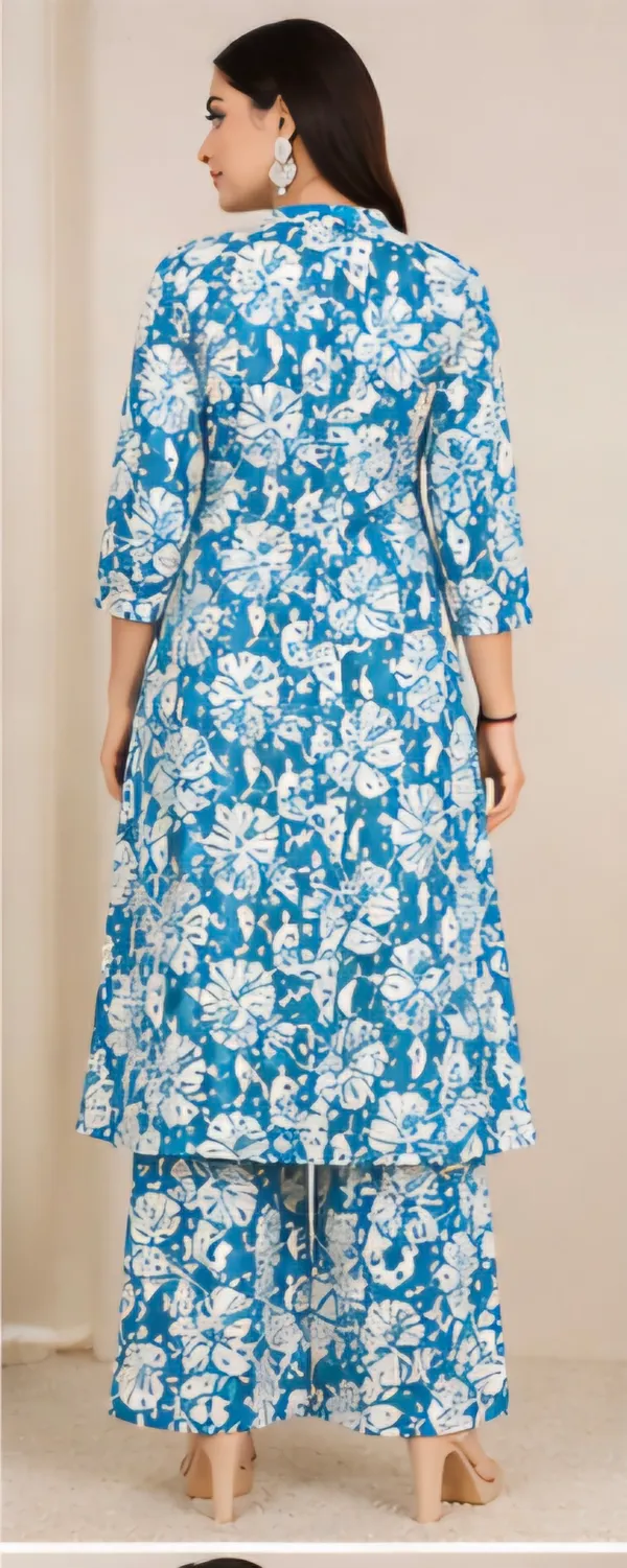 Blue_Cotton_Co_Ord_Set_For_Women