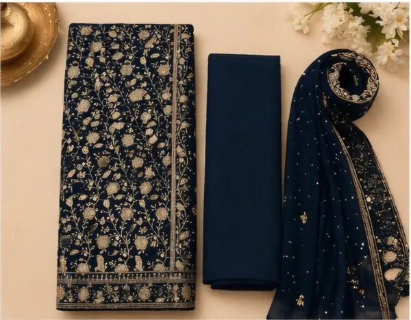 Navy_Blue_Cotton_Unstitched_Suit_Set_For_Women
