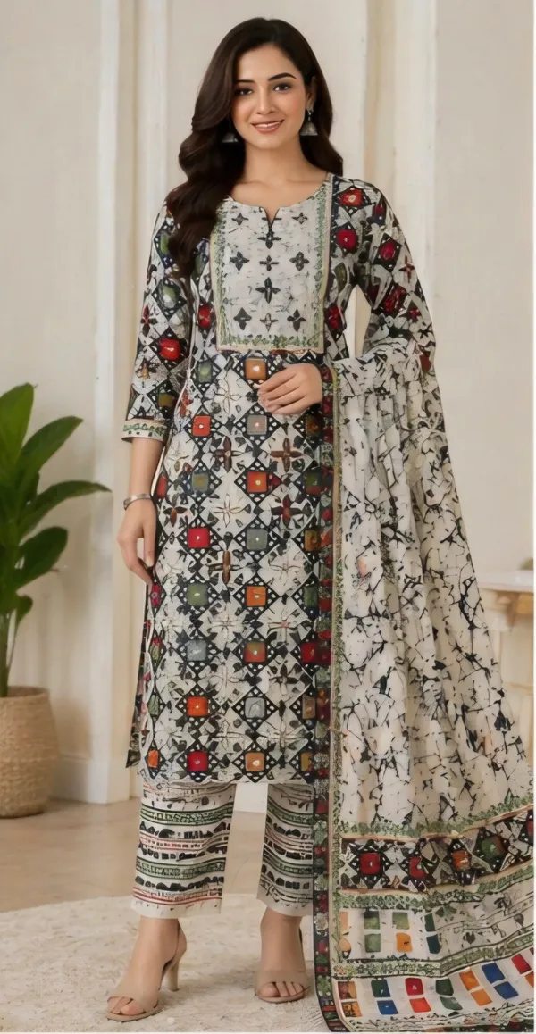 Multicolor_Cotton_Unstitched_Suit_Set_For_Women