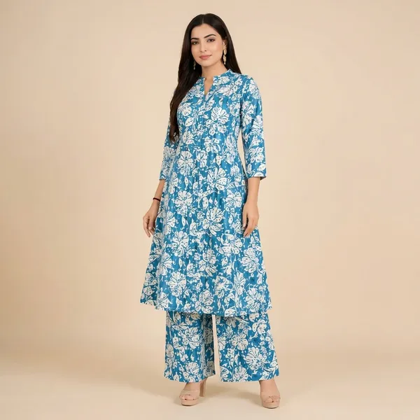 Blue_Cotton_Co_Ord_Set_For_Women