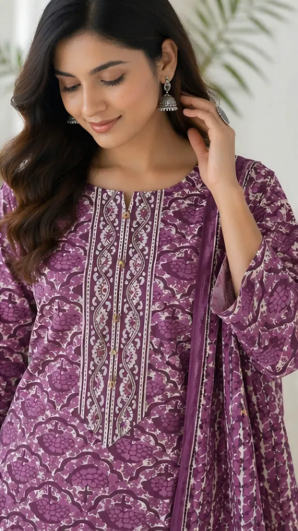 Multicolor_Cotton_Unstitched_Suit_Set_For_Women
