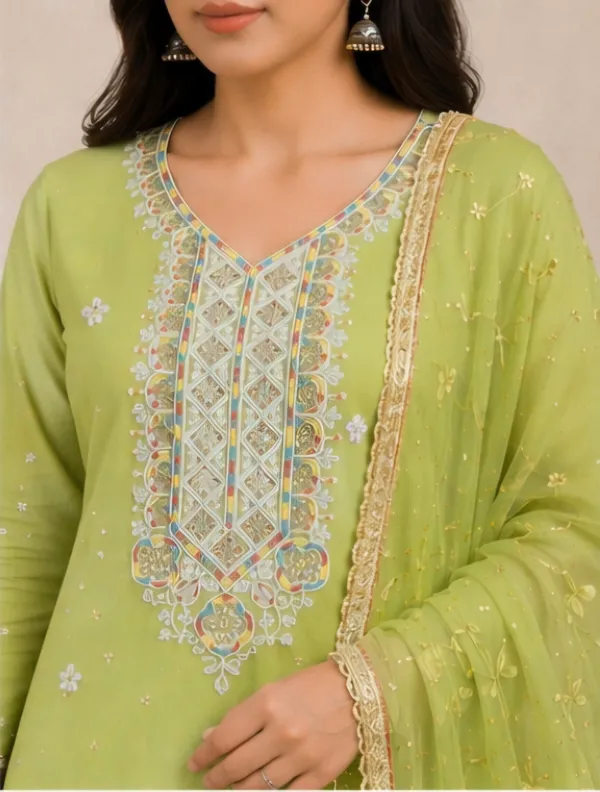 Pista_Green_Cotton_Unstitched_Suit_Set_For_Women