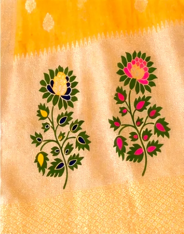 Orange_Cotton_Unstitched_Suit_Set_For_Women