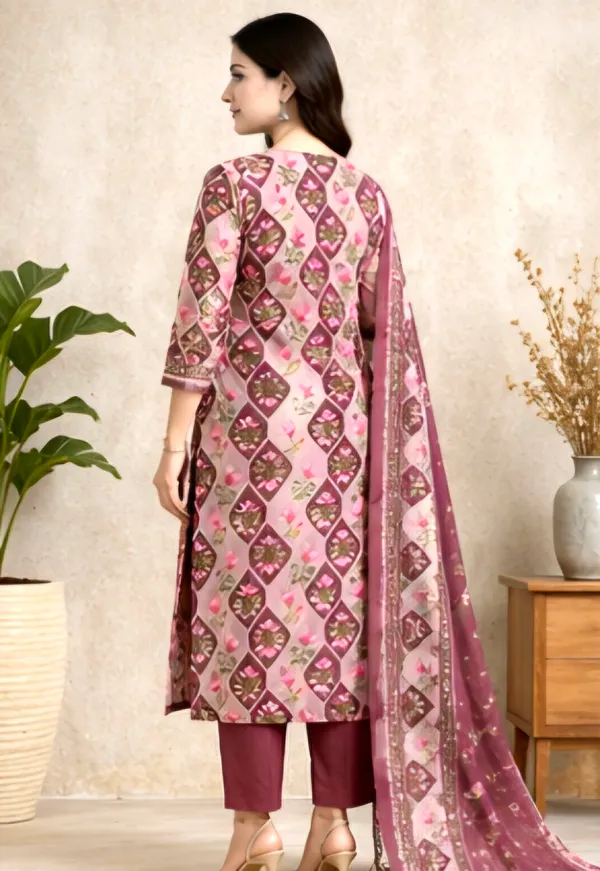 Pink_Cotton_Unstitched_Suit_Set_For_Women