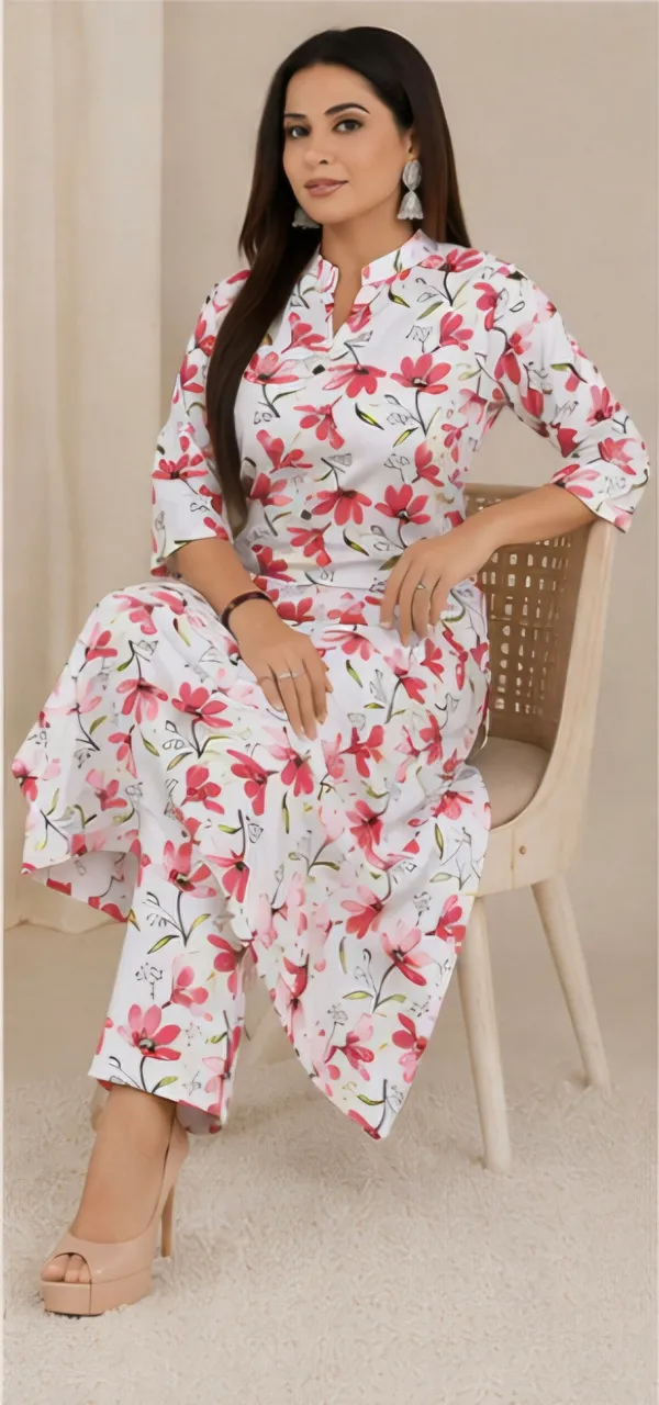 Pink_And_White_Cotton_Co_Ord_Set_For_Women