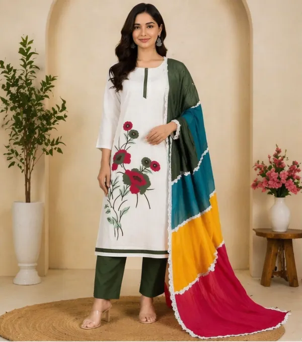 Multicolor_Cotton_Unstitched_Suit_Set_For_Women