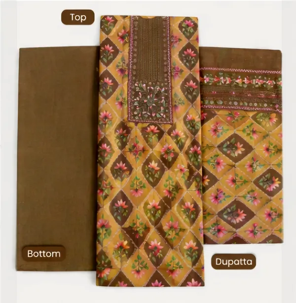 Mustard_Yellow_Cotton_Unstitched_Suit_Set_For_Women