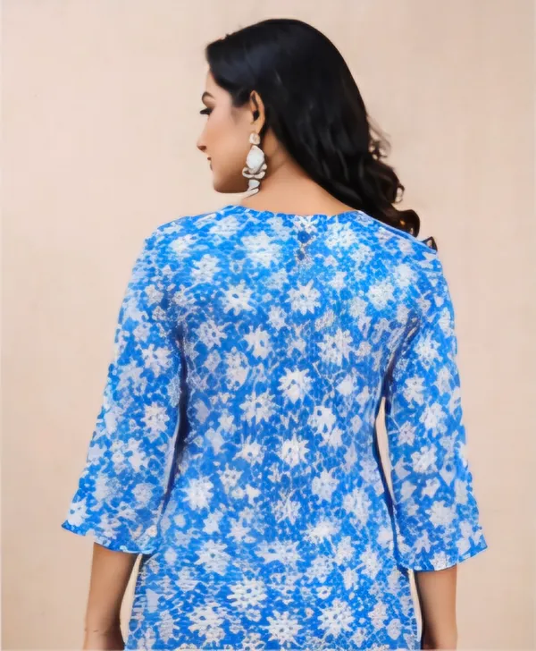 Blue_Rayon_Kurti_For_Women