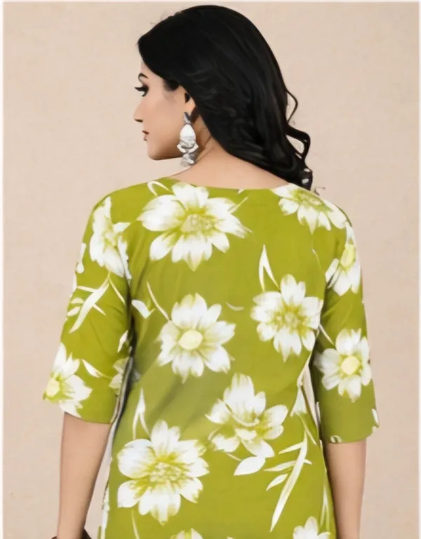 Pista_Green_Rayon_Kurti_For_Women
