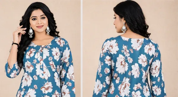 Blue_Rayon_Kurti_For_Women