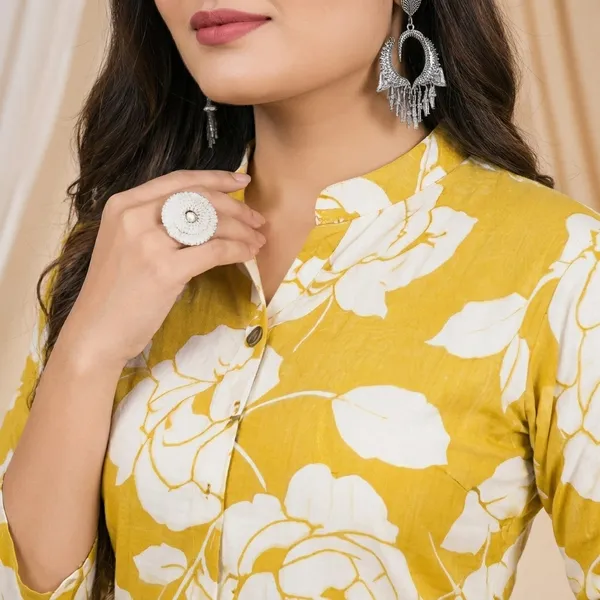 Yellow_Cotton_Co_Ord_Set_For_Women