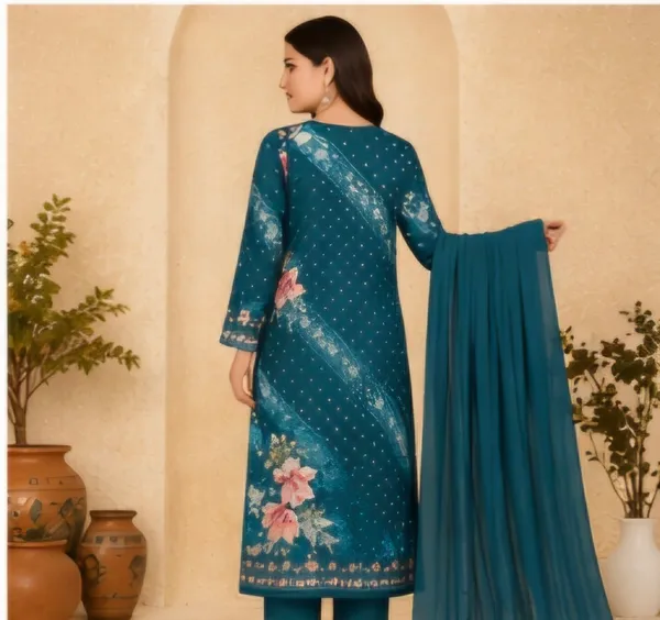 Blue_Rayon_Unstitched_Suit_Set_For_Women