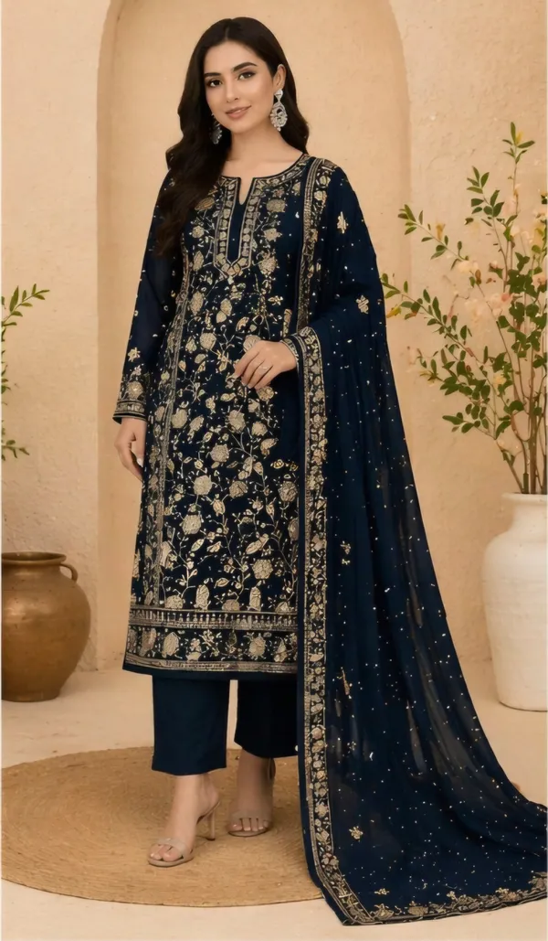 Navy_Blue_Cotton_Unstitched_Suit_Set_For_Women