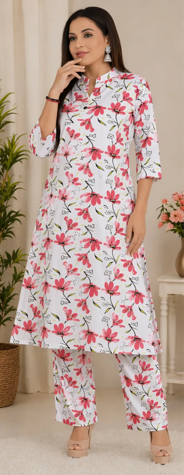 Pink_And_White_Cotton_Co_Ord_Set_For_Women