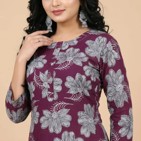 Multicolor_Rayon_Kurti_For_Women