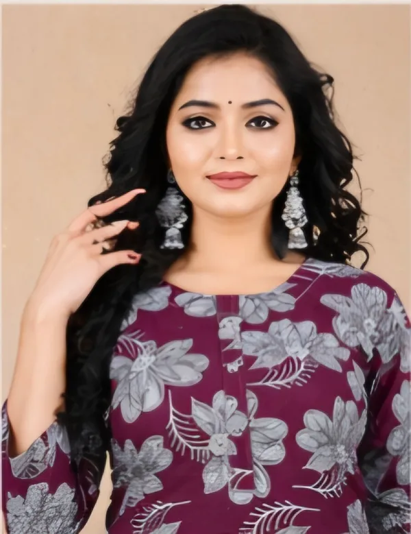 Multicolor_Rayon_Kurti_For_Women