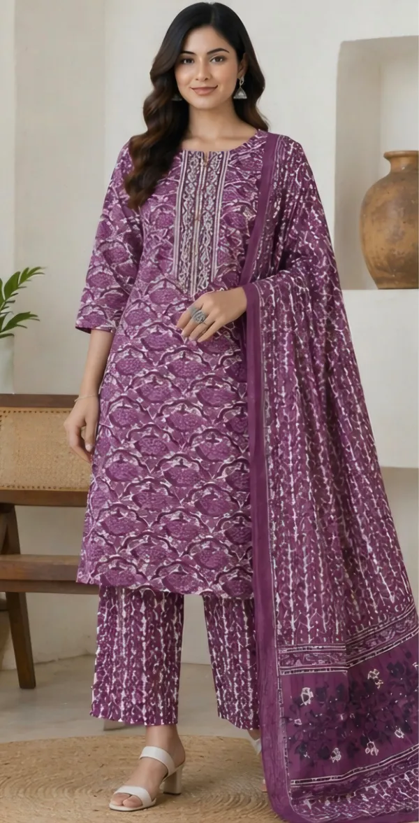 Multicolor_Cotton_Unstitched_Suit_Set_For_Women