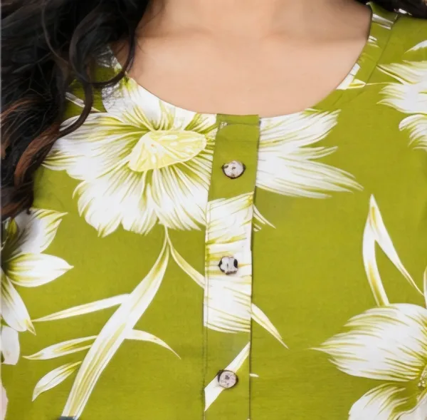 Pista_Green_Rayon_Kurti_For_Women