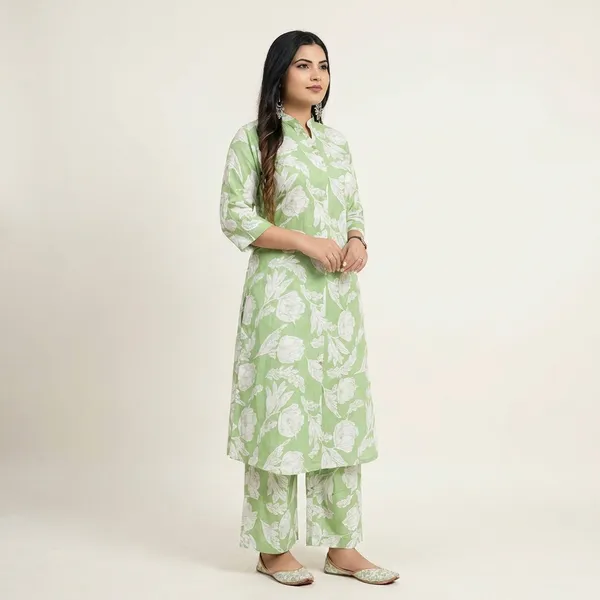 Light_Green_Cotton_Co_Ord_Set_For_Women