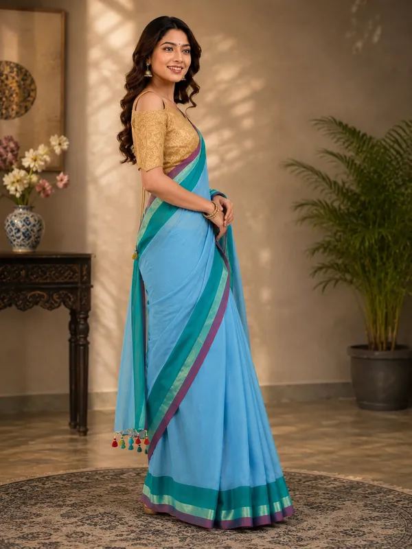 Cotton_saree_with_Multicolour__Border